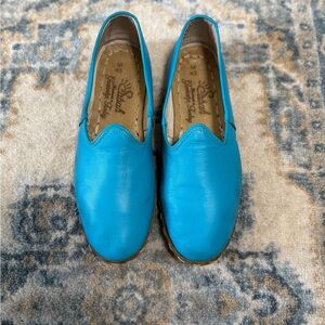 Sabah Blue Leather Shoes Men’s Size 43/11